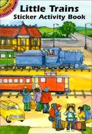 Tapa de Little Trains Sticker Activity Book