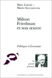 Tapa de Milton Friedman et son oeuvre