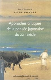 Tapa de Approche critiques de la pensée japonaise au XXe siècle
