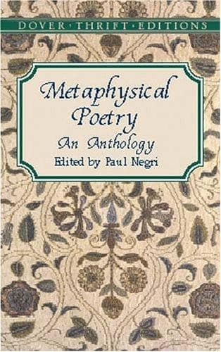 Tapa de Metaphysical Poetry