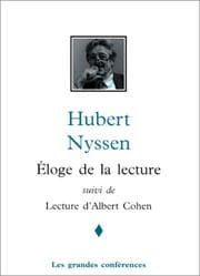 Tapa de Eloge de la lecture