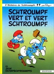 Tapa de Schtroumpf vert et vert Schtroumpf, tome 9