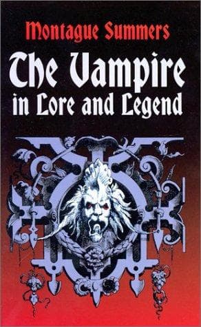 Tapa de The vampire in lore and legend