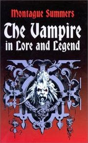Tapa de The vampire in lore and legend