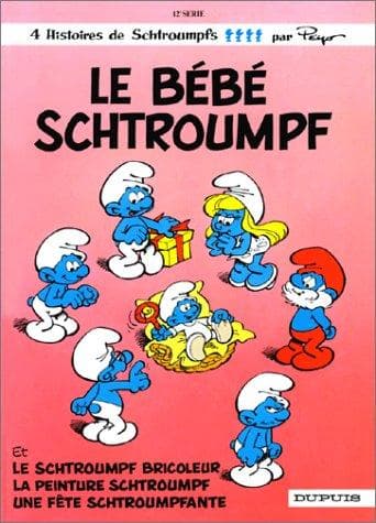 Tapa de Le bébé Schtroumpf, tome 12