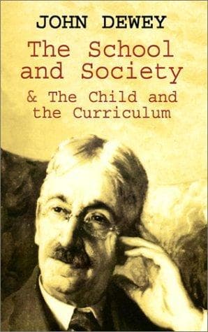 Tapa de The school and society