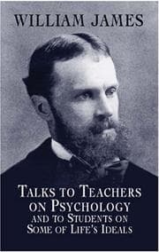 Tapa de Talks to Teachers on Psychology and to Students on Some of Life's Ideals