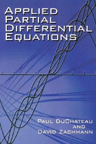 Tapa de Applied partial differential equations