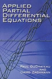 Tapa de Applied partial differential equations