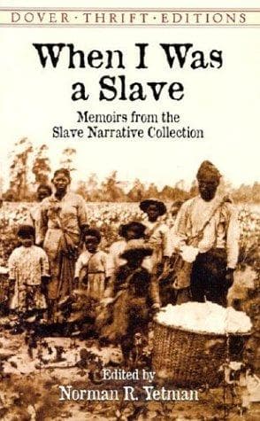 Tapa de When I was a slave