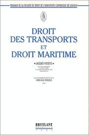 Tapa de Droit des transports et droit maritime