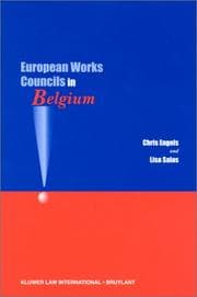 Tapa de European works councils in Belgium