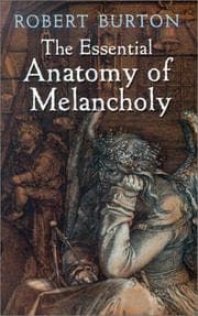Tapa de The Essential Anatomy of Melancholy