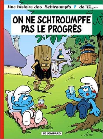 Tapa de Les Schtroumpfs, tome 21
