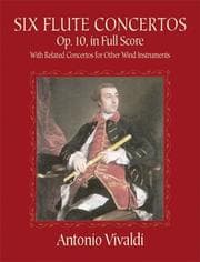 Tapa de Six Flute Concertos, Op. 10, in Full Score