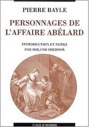 Tapa de Personnages de l'affaire abelard