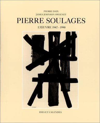 Tapa de Pierre Soulages (Monographies)