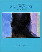 Tapa de Zao Wou-Ki (Monographies)