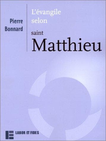 Tapa de L'Evangile selon saint Matthieu