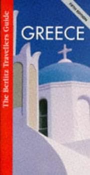 Tapa de The Berlitz Travellers Guide to Greece (Berlitz Traveller's Guide to Greece)