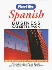 Tapa de Berlitz Spanish Business Cassette Pack