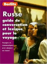 Tapa de Berlitz Russian Phrase Book for French Speakers