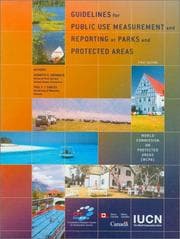 Tapa de Guidelines for Public Use Measurement and Reporting at Parks and Protected Areas