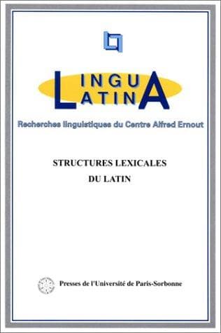 Tapa de Structures lexicales du latin