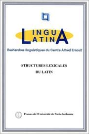 Tapa de Structures lexicales du latin