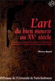 Tapa de L'Art de bien mourir au XVe siècle