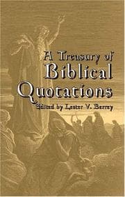 Tapa de A treasury of biblical quotations