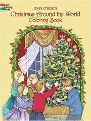Tapa de Christmas Around the World Coloring Book