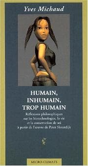 Tapa de Humain, inhumain, trop humain