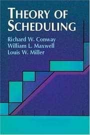 Tapa de Theory of scheduling