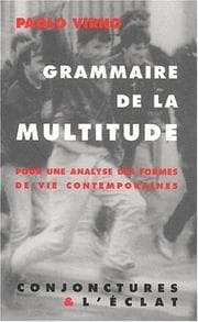 Tapa de Grammaire de la multitude