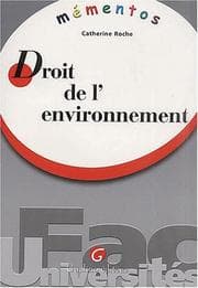 Tapa de Memento Droit Environnement