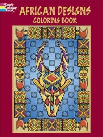 Tapa de African Designs Coloring Book