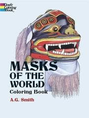 Tapa de Masks of the World Coloring Book