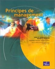 Tapa de Principes de management
