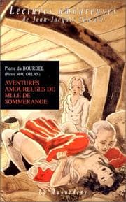Tapa de Aventures amoureuses de Mademoiselle de Sommerange ou les Aventures libertines d'une demoiselle de qualité sous la terreur