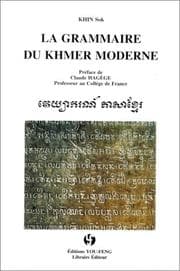 Tapa de La grammaire du khmer moderne