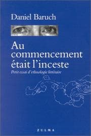 Tapa de Au commencement était l'inceste