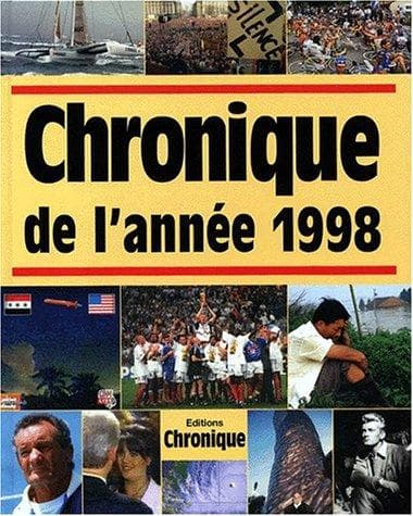 Tapa de Chronique de l'année 1998