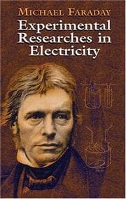 Tapa de Experimental researches in electricity