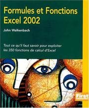 Tapa de Formules et fonctions Excel 2002