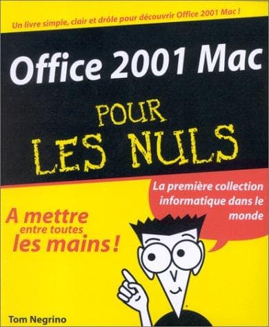 Tapa de Office 2001 Mac pour les nuls