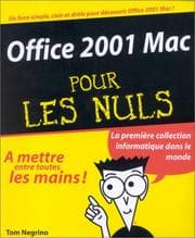 Tapa de Office 2001 Mac pour les nuls