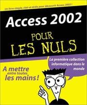 Tapa de Access 2002 pour les nuls