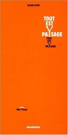 Tapa de Tout est paysage
