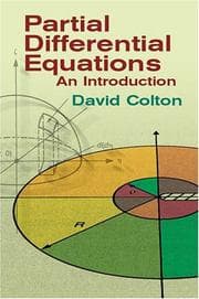 Tapa de Partial differential equations